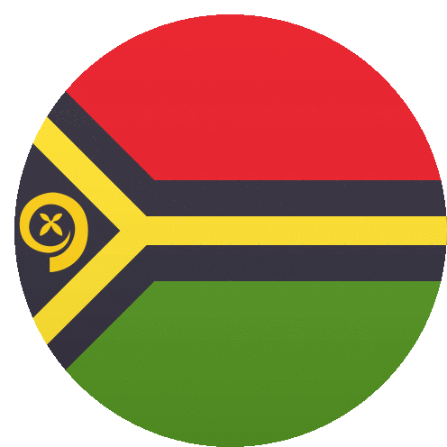 Vanuatu Flags Sticker - Vanuatu Flags Joypixels Stickers