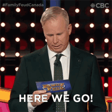 Here We Go Family Feud Canada GIF - Here We Go Family Feud Canada Lets Do This GIFs