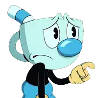 a cartoon character has the word ohh written on his chest