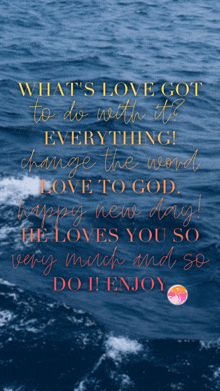 what 's love got to do with it everything change the word love to god