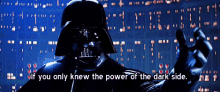 If You Only Knew The Power Of The Dark Side - Star Wars GIF - Power Empire Strikes Back Dark Side GIFs