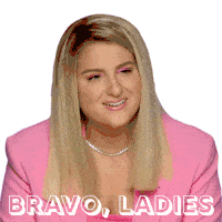 Bravo Ladies Meghan Trainor Sticker - Bravo Ladies Meghan Trainor Well Done Stickers