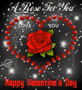 Happy Vday Happy Valentines Day GIF - Happy Vday Happy Valentines Day Roses GIFs
