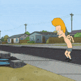 Water Slide Beavis GIF - Water Slide Beavis Beavis And Butt-head GIFs