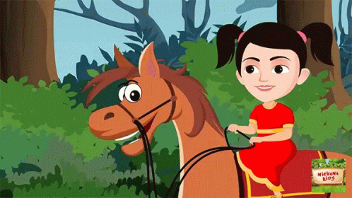 Happy Strolling GIF - Happy Strolling Horse Riding - Discover & Share GIFs