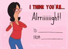 Valentines Card GIF - Valentines Card Bobs Burgers Linda Belcher GIFs