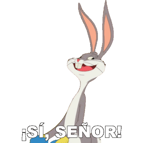 Sí Señor Bugs Bunny Sticker - Sí Señor Bugs Bunny Looney Tunes Stickers