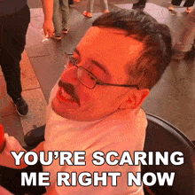 You'Re Scaring Me Right Now Ricky Berwick GIF - You'Re Scaring Me Right Now Ricky Berwick You'Re Frightening Me GIFs