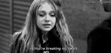 You'Re Breaking My Heart GIF - Cassie Holmes Sad Broken GIFs