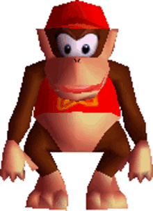 diddy stare monky moment diddy kong donkey kong death