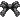 it looks like a pixel art of a bow .