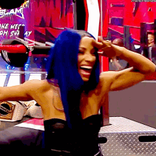 Sasha Banks Raw Womens Champion GIF - Sasha Banks Raw Womens Champion Kairi Sane GIFs