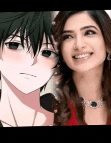 a picture of a girl and a picture of a man