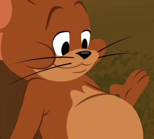 fork Strawberry palm Belly Jerry Mouse GIF - Belly Jerry Mouse Tom And Jerry - Discover & Share  GIFs