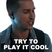 Try To Play It Cool Cole Rolland Sticker - Try To Play It Cool Cole Rolland Mood Song Stickers
