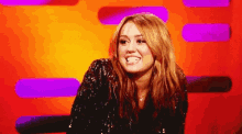 Nervous Smile Miley Cyrus GIF - Nervous Smile Miley Cyrus GIFs