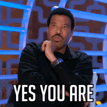 Yes You Are Lionel Richie GIF - Yes You Are Lionel Richie Idols Global GIFs