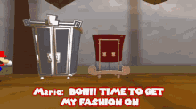 Smg4 Mario GIF - Smg4 Mario Boiii Time To Get My Fashion On GIFs