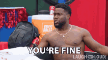 Youre Fine Kevin Hart GIF - Youre Fine Kevin Hart Cold As Balls GIFs
