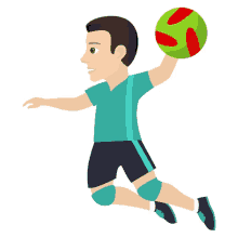 handball playing