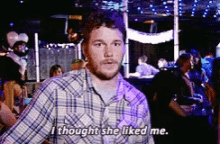 Ithought She Liked Me Chris Pratt GIF - Ithought She Liked Me Chris Pratt Parks And Rec GIFs