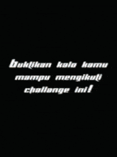 a woman 's face is shown with the words setia semut sos coming on the bottom