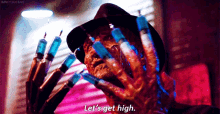 Nightmare On Elm Street Freddy Krueger GIF - Nightmare On Elm Street Freddy Krueger Lets Get High GIFs