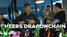 Dragonchain Cheers GIF - Dragonchain Cheers Party GIFs