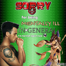 Sorry Sorry For Being Mentally Ill GIF - Sorry Sorry For Being Mentally Ill Mentally Ill GIFs