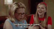Dick Movie Betsy And Arlene GIF - Dick Movie Betsy And Arlene Kirsten Dunst GIFs