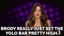 How Yolo Can You Go - "Brody Really Just Set The Yolo Bar Pretty High." GIF