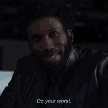Do Your Worst Jay Dipersia GIF - Do Your Worst Jay Dipersia The Good Fight GIFs