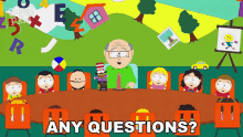 any questions mr garrison south park do you understand any confusion