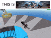 a screenshot of a video game with the words this is on the bottom