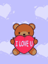 I Love You Sweet GIF - I Love You Sweet Teddy Bear GIFs