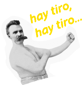 Nietzsche Filosofía Sticker - Nietzsche Filosofía Tiro Stickers