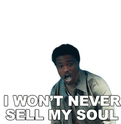 I Wont Never Sell My Soul Roddy Ricch Sticker - I Wont Never Sell My Soul Roddy Ricch The Box Song Stickers