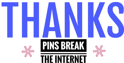 Pbti Pins Break The Internet Sticker - Pbti Pins Break The Internet Thanks Stickers
