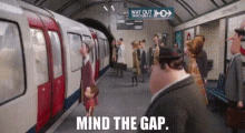 minions train mind the gap
