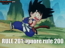 dragon ball rule201 ignore rule200 discord rule