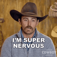 Im Super Nervous Buck Faust GIF - Im Super Nervous Buck Faust Ultimate Cowboy Showdown GIFs