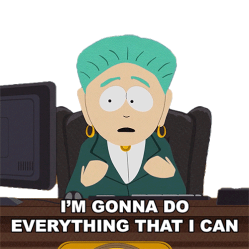 Im Gonna Do Everything That I Can Mayor Mcdaniels Sticker - Im Gonna Do Everything That I Can Mayor Mcdaniels South Park Stickers