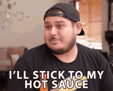 Ill Stick To My Hot Sauce Ill Go With This GIF - Ill Stick To My Hot Sauce Ill Go With This I Like This Better GIFs