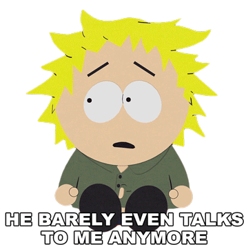 He Barely Even Talks To Me Anymore Tweek Tweak Sticker - He Barely Even Talks To Me Anymore Tweek Tweak South Park Stickers