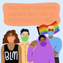 The Fight Against Anti Semitism Is Intersectional GIF - The Fight Against Anti Semitism Is Intersectional Anti Semitism GIFs