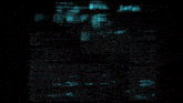 a close up of a robot 's face with a blue light coming out of it 's eyes