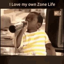 Drink Kid GIF - Drink Kid I Love My Own Zone Life GIFs