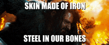 skin made of iron steel in our bones diggy diggy hole dwarves thorin the hobbit