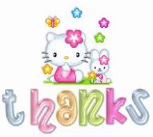 Thanks Thank You GIF - Thanks Thank You Hello Kitty GIFs