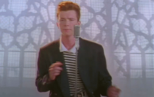 never gonna give u up, Rickroll